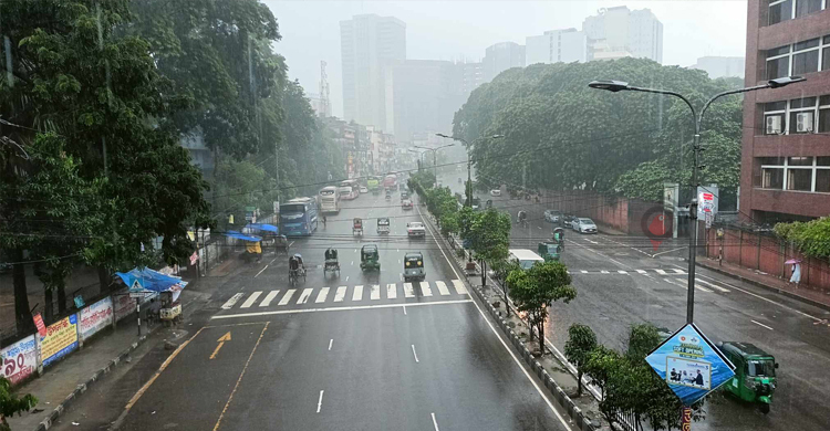 ঢাকায় দিনভর থেমে থেমে বৃষ্টি হতে পারে