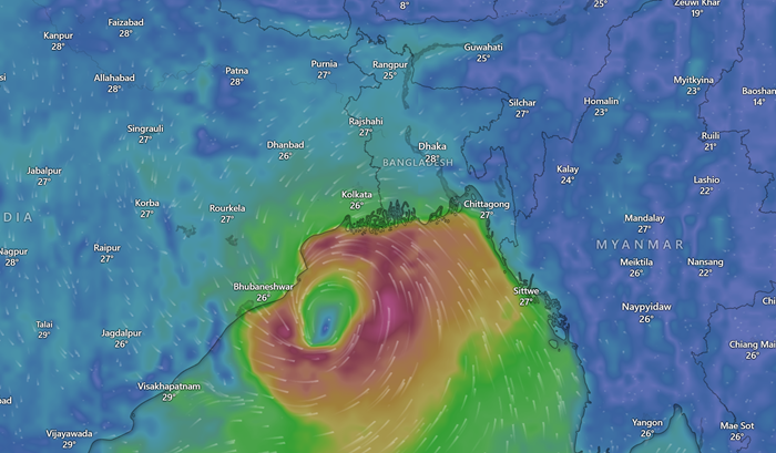 Visible low pressure in Bay of Bengal, cyclone warning on Thursday
