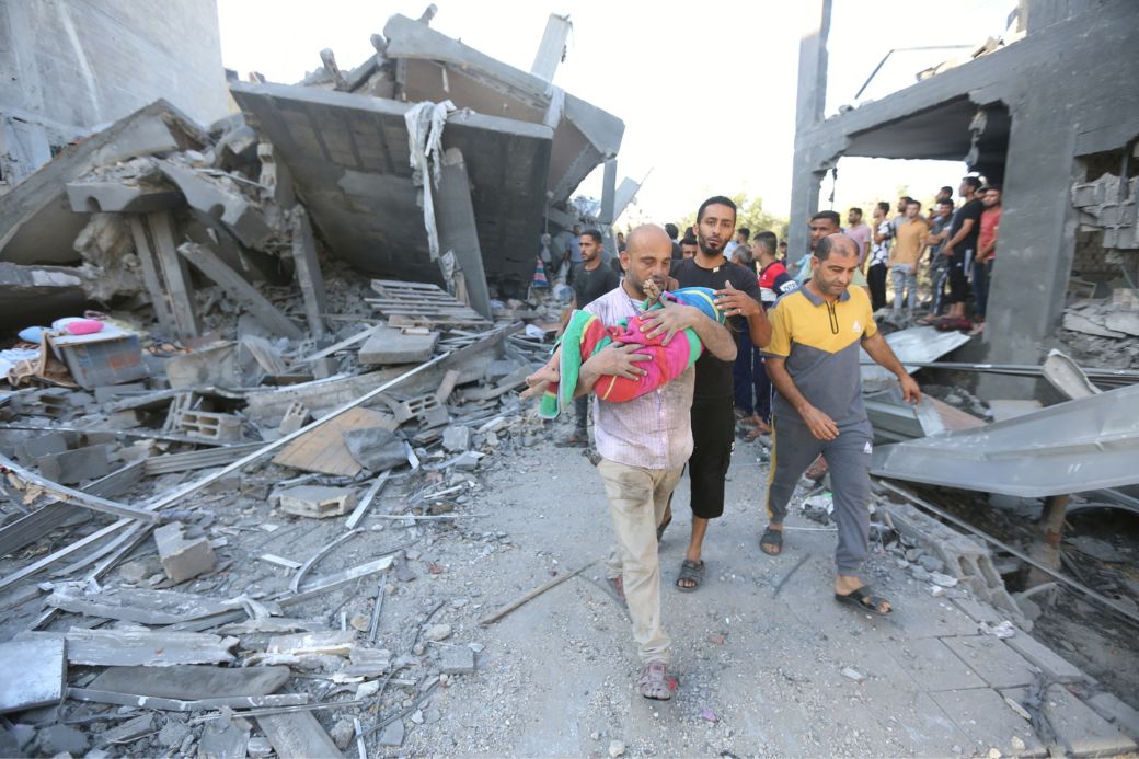 6 children among 21 Palestinians killed in Israeli airstrikes on northern, central Gaza