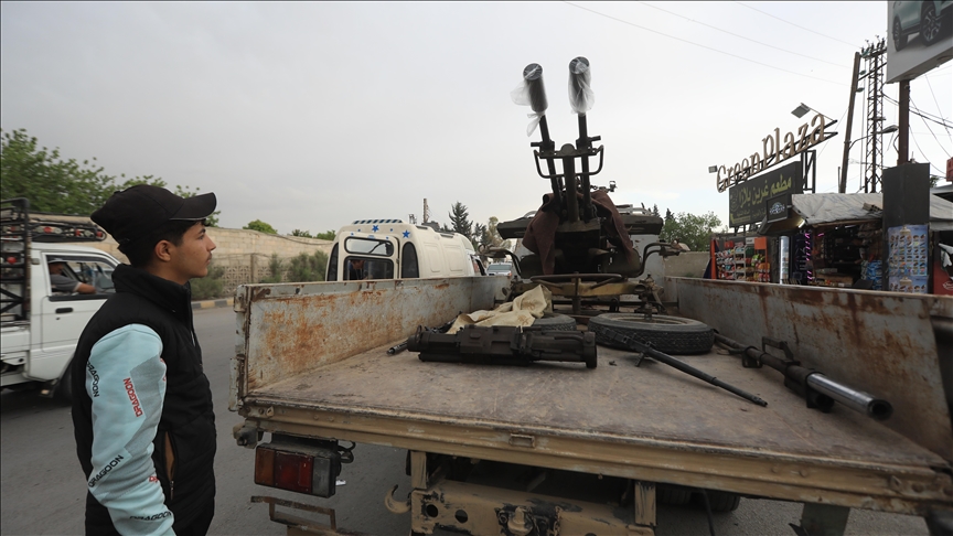 Druze community armed groups begin handing over heavy weapons to Syrian Interior Ministry
