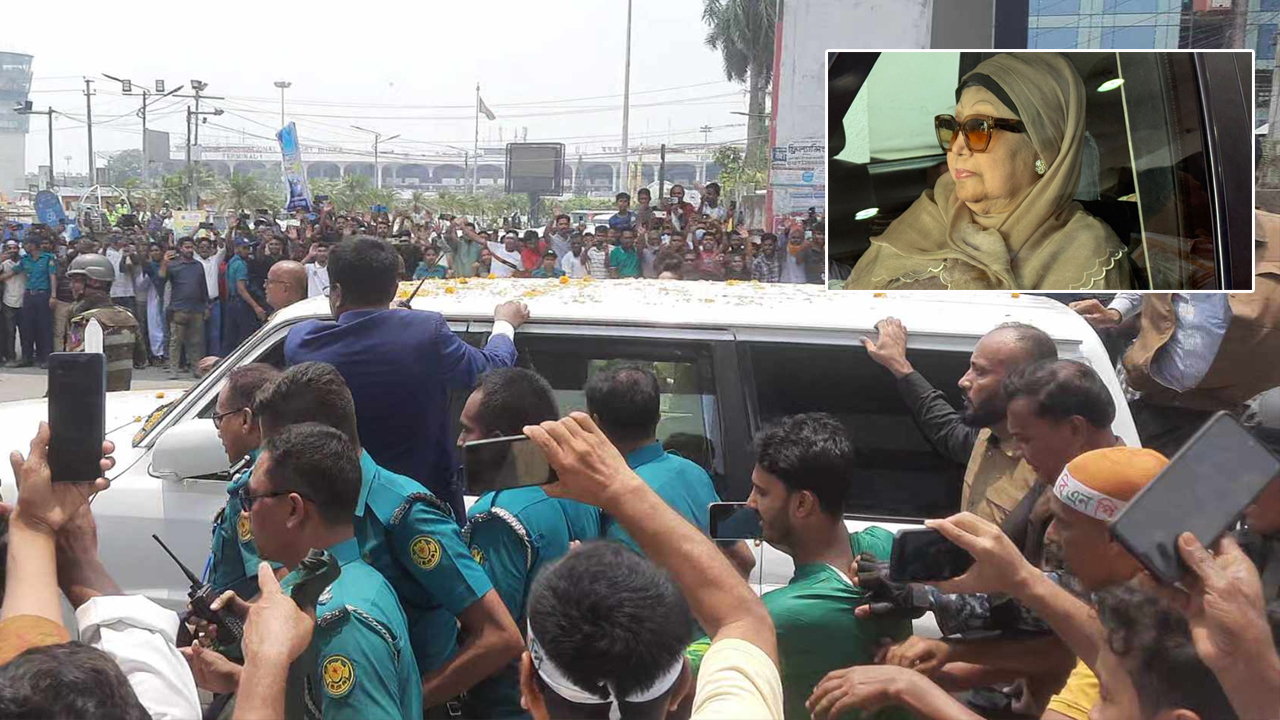 Khaleda Zia at home, leaders and activists cheer