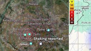Delhi shaken by earthquake