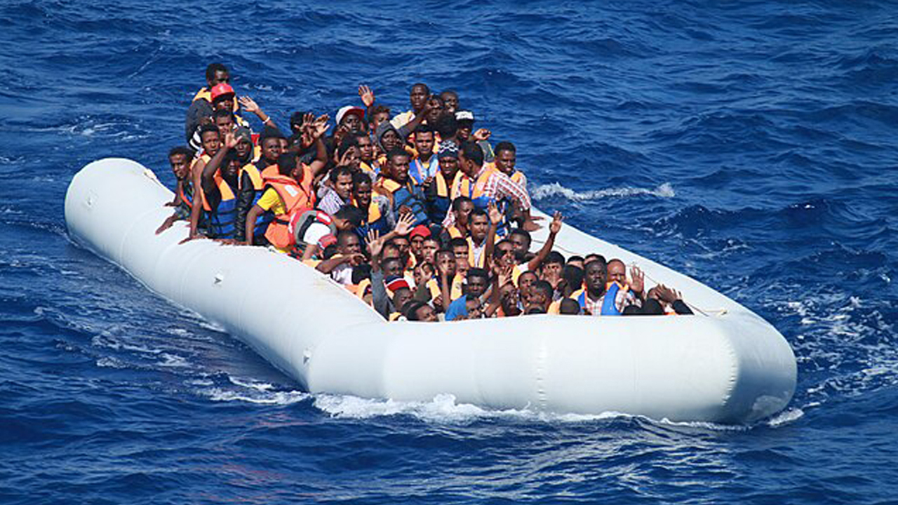 9,735 people crossed the Mediterranean to Italy in six months