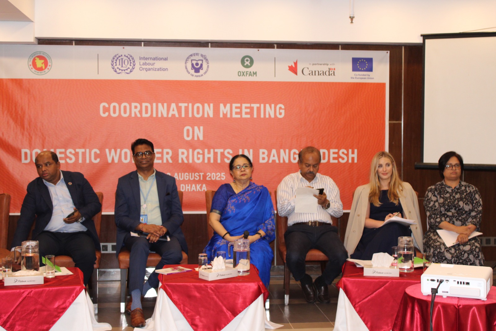 National Coordination Meeting on Domestic Workers’ Rights Held in Dhaka