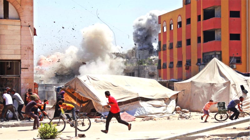 Gaza occupation plan sends residents fleeing in utter panic