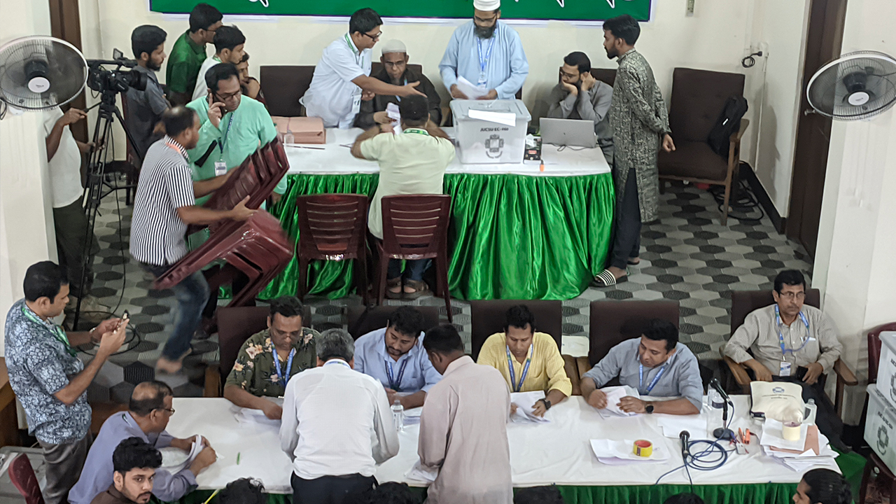 JUCSU: Vote counting underway; results expected Friday