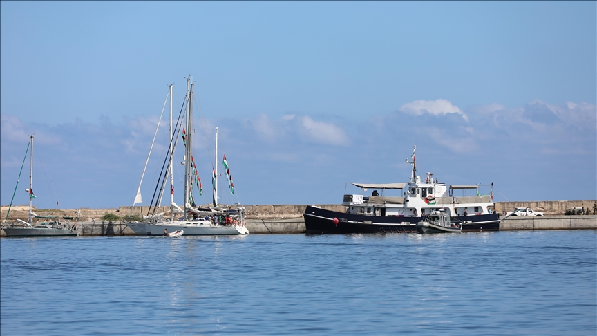 Global Sumud Flotilla vessels set sail for blockaded Gaza