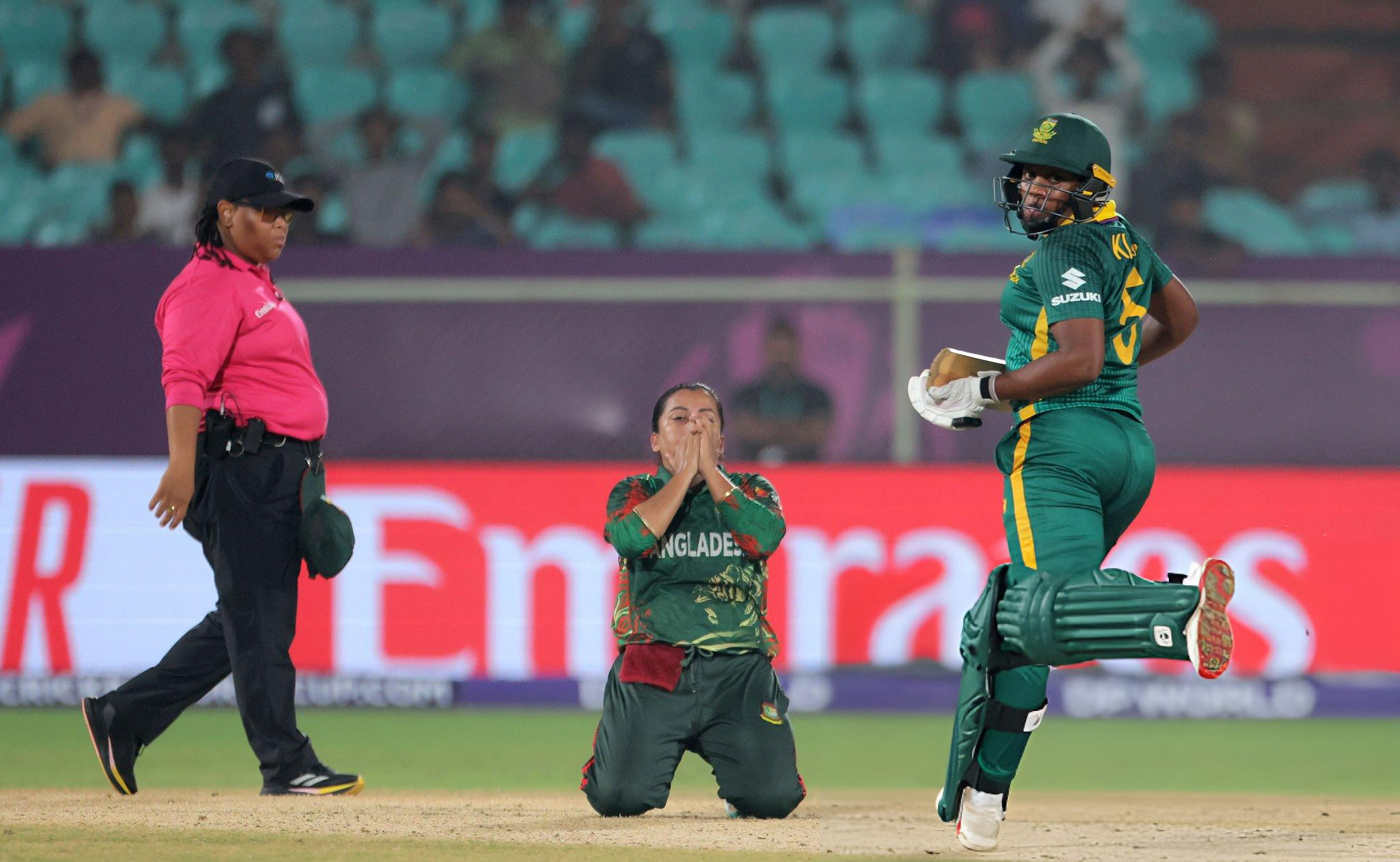 Bangladesh let it slip against South Africa