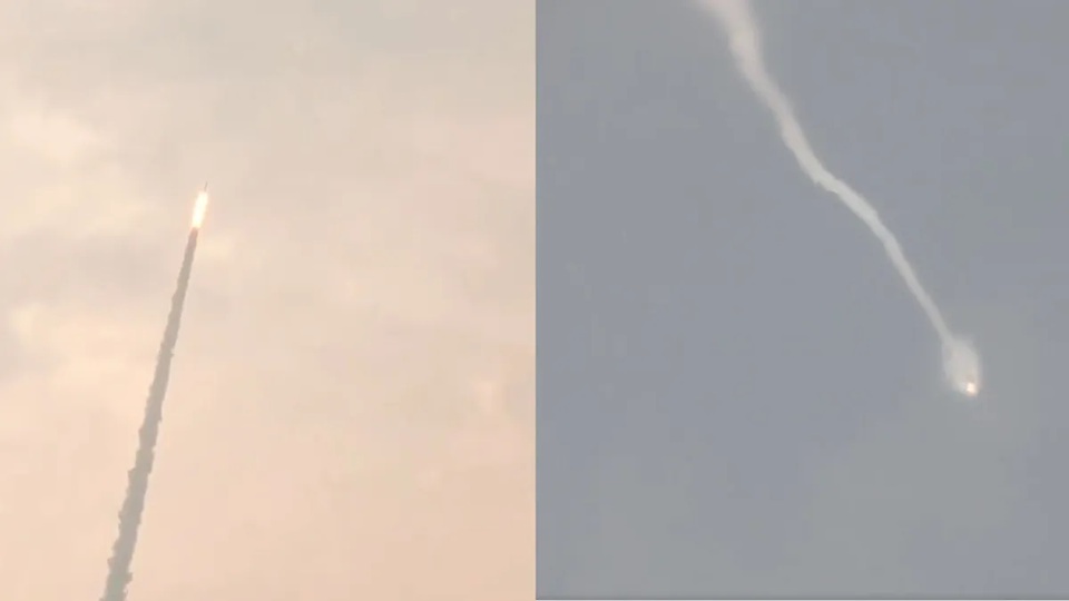 Indian rocket carrying 15 satellites crashes