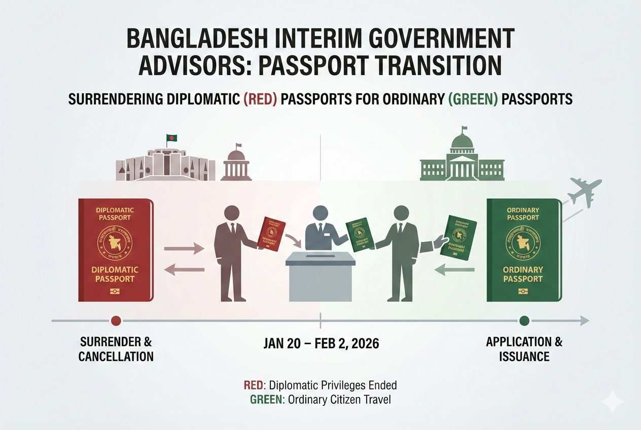 Advisory Council Members Begin Surrendering Diplomatic Passports Ahead of Power Transition