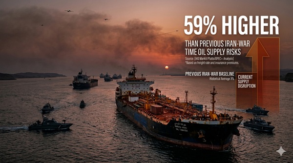 Iran War Pushes Crude Oil Prices Up by Record 59% in One Month